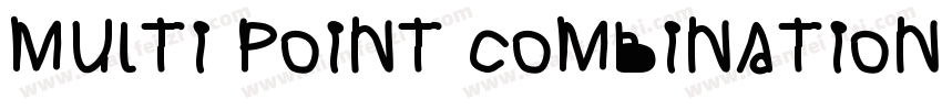 Multi point combination字体转换